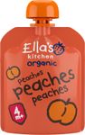 Ella's Kitchen Peaches 4+ maanden knijpzakje bio (70g) 70g thumb
