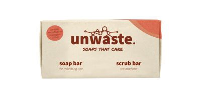 Unwaste Duopack soap bar & scrub bar (1st) 1st