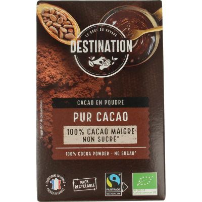 Destination Cacao 100% mager 10-12% bio (250g) 250g