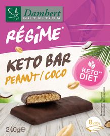 Damhert Damhert Regime keto bar peanut coco (240g)