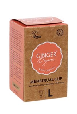 Ginger Organic Menstruatiecup TPE - maat L (1st) 1st