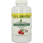 LivingGreens Cranberry D-mannose voordeelve rpakking (320tb) 320tb thumb