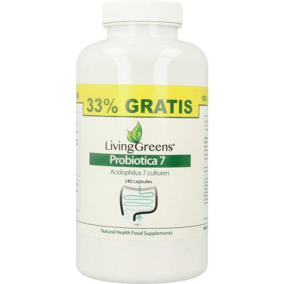 LivingGreens Probiotica 7 voordeel verpakki ng (240ca) 240ca