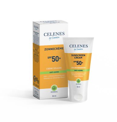 Celenes Herbal sunscreen cream anti-aging SPF50+ (50ml) 50ml