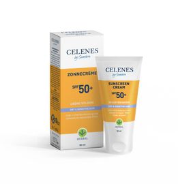 Celenes Celenes Herbal sunscreen sensitive/dry skin SPF50+ (50ml)