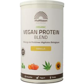Mattisson Mattisson Organic vegan protein blend va nilla (400g)