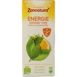 Zonnatura Energie groene thee met vitami ne C bio (20st) 20st thumb