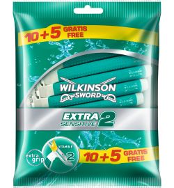Wilkinson Wilkinson Extra2 sensitive 10 + 5 gratis (15st)