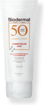 Biodermal Zonnelotion gevoelige huid SPF 50 (100ml) 100ml