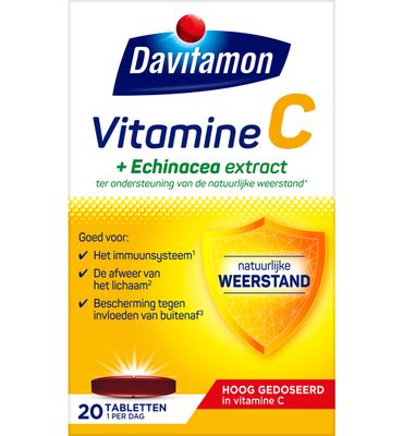 Davitamon Vitamine C + echinacea (20st) (20st) 20st