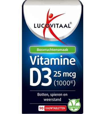Lucovitaal D3 25mcg (1000IE) Vitamine Vega -kauwtablet null