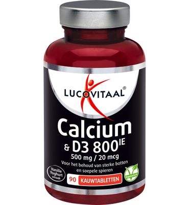 Lucovitaal Calcium 500mg + D3 20mcg -kauw null