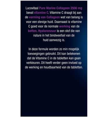 Lucovitaal Collageen 2500mg Pure Marine null
