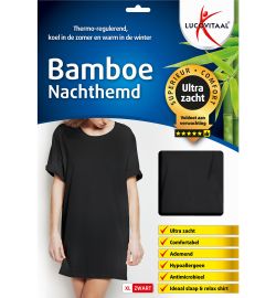 Lucovitaal Lucovitaal Nachthemd Bamboe -XL- korte mo