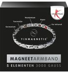 Lucovitaal Armband magneet YM® Zilverkleurig null thumb