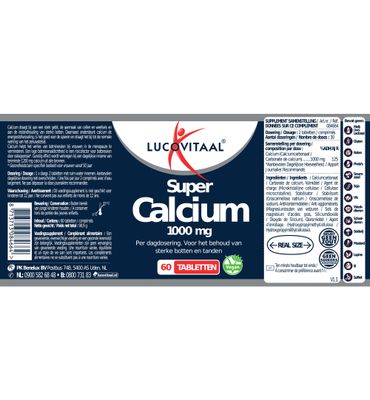Lucovitaal Calcium Super 1000mg 60 tabl null