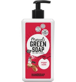 Koopjes Drogisterij Marcel's Green Soap Handzeep Argan & Oudh (250ml) aanbieding