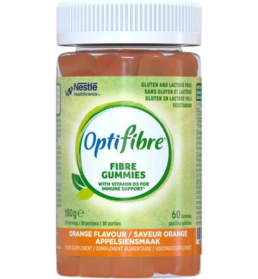 Nestlé Health Science Fibre Gummies Vit D3 appelsien (60st) null