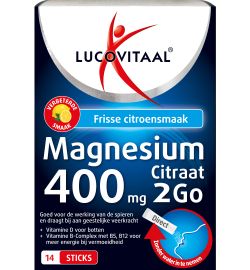Lucovitaal Lucovitaal Magnesium Citraat 400mg 2Go 14