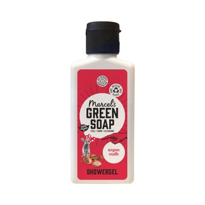 Marcel's Green Soap Shower Gel Argan & Oudh MINI ( (100 ml) 100 ml