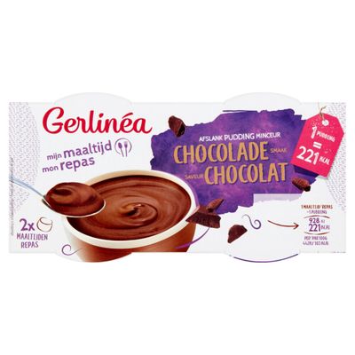 Gerlinéa Pudding Chocolade (2x210g) 2x210g