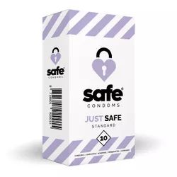 Safe Condoom met siliconen glijmidd (10 st) 10 st