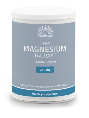 Mattisson Healthstyle Magnesium Tauraat Poeder (250gr) 250gr