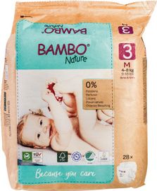 Bambo Nature Bambo Nature Luiers 3 (4-8kg) (28st)