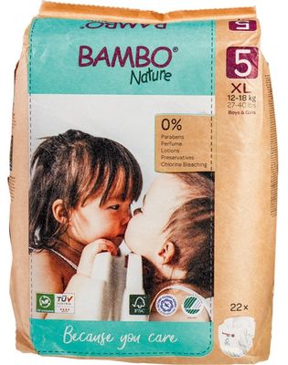 Bambo Nature Luiers 5 (12-18kg) (22st) 22st
