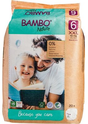 Bambo Nature Luiers 6 (16+kg) (20st) 20st