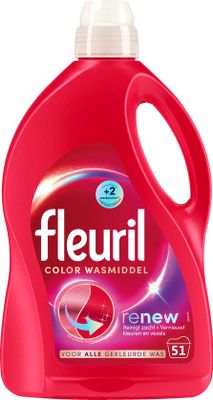 Fleuril Wasmiddel Renew Color (2.55li) 2.55li