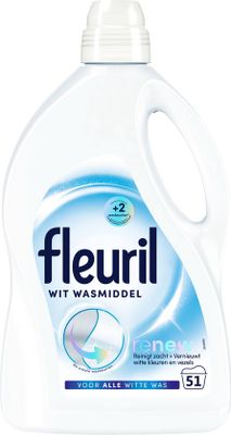 Fleuril Wasmiddel Renew White (2.55li) 2.55li