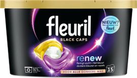 Koopjes Drogisterij Fleuril Renew Black Caps (15st) aanbieding