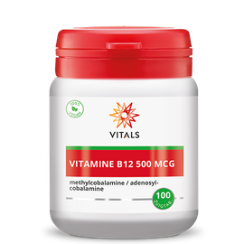 Vitals Vitals Vitamine B12 500 mcg (methyl-/adenosylcobalamine) (100 zt)