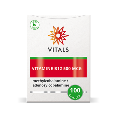 Vitals Vitamine B12 500 mcg (methyl-/adenosylcobalamine) (100 zt) 100 zt