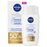 Nivea Sun Triple Protect SPF50+ Zonnebrandcrème (40ML) 40ML thumb
