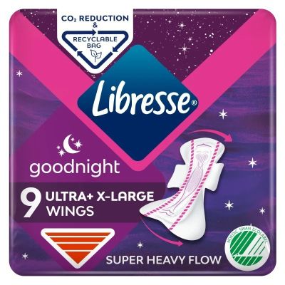 Libresse Goodnight Ultra Wings XL (9st) 9st