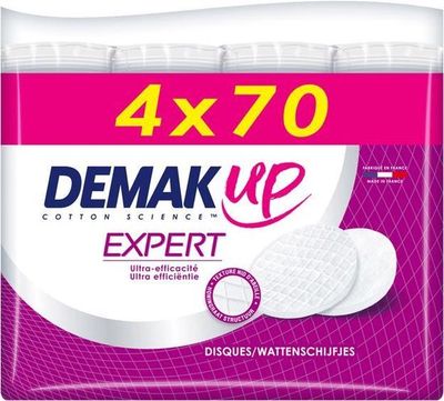 Demake Up Wattenschijfjes Expert 4 pack (4x70st) 4x70st