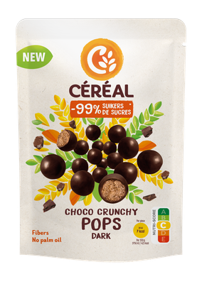 Céréal Choco Crunchy Pops Dark (100gr) 100gr