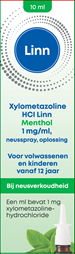 Linn Xylometazoline HCL Menthol Linn 1,0MG/ML Neusspray (10ml) 10ml