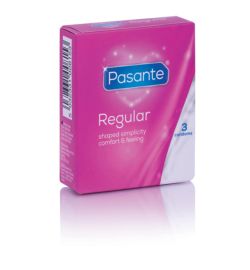 Pasante Pasante Pasante Regular condoms 3 stuks (3stuks)