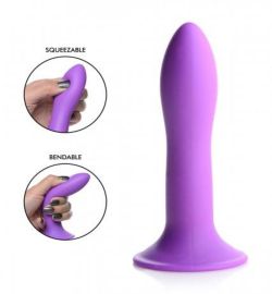 Squeeze-It Squeeze-It Squeeze-It Siliconen Dildo - Paars (1ST)