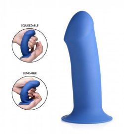Squeeze-It Squeeze-It Squeeze-It Dikke Dildo - Blauw (1ST)