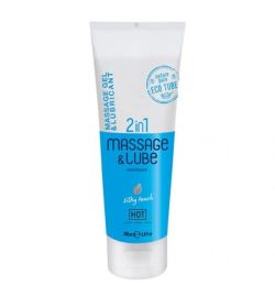 Hot Hot Hot Massagegel & Glijmiddel 2in1 - Silky Touch (200mL)