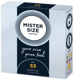 Mister Size Mister Size MISTER.SIZE 53 mm Condooms 3 stuks (3stuks)