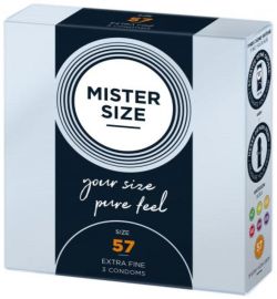 Mister Size Mister Size MISTER.SIZE 57 mm Condooms 3 stuks (3stuks)