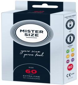 Mister Size Mister Size MISTER.SIZE 60 mm Condooms 10 stuks (10stuks)