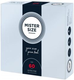 Mister Size Mister Size MISTER.SIZE 60 mm Condooms 36 stuks (36stuks)