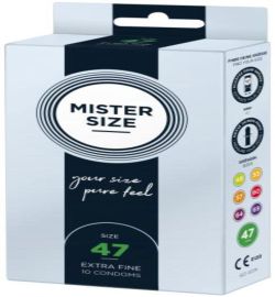 Mister Size Mister Size MISTER.SIZE 47 mm Condooms 10 stuks (10stuks)