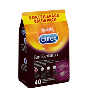 Durex Fun Explosion Voordeelpak 40 Stuks (40stuks) 40stuks